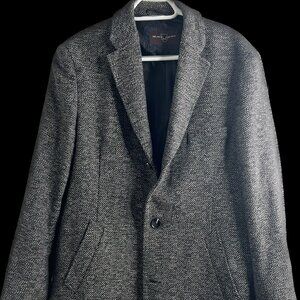 Black & Brown- Overcoat (Regular fit)